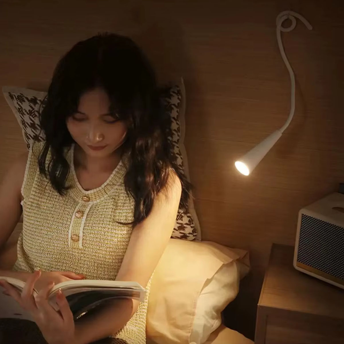 Lampara De Lectura y Mesa Plegable